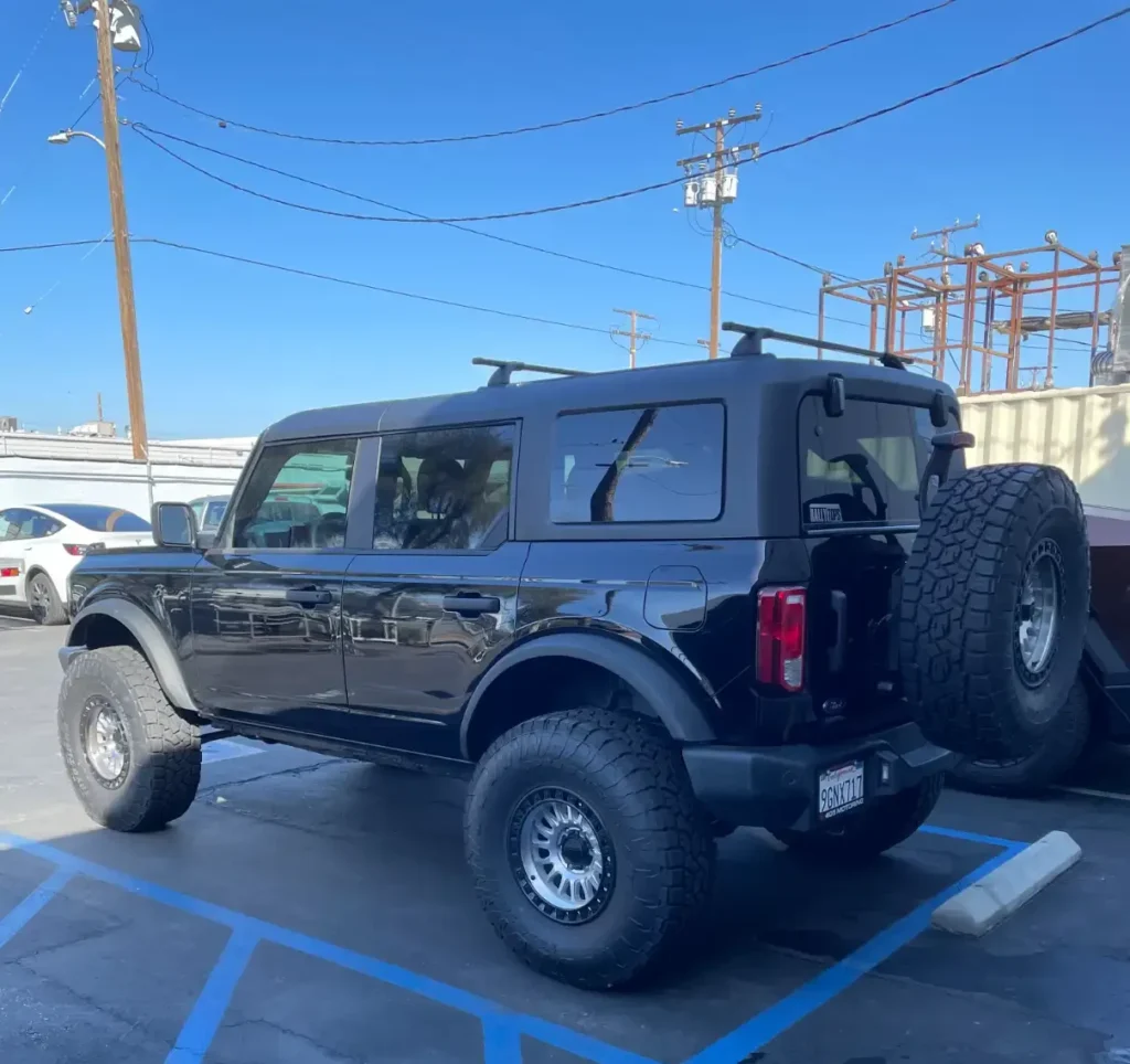 Rally Tops Bronco 4-door two-piece removable hard top and slant top