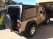 High-quality fiberglass hardtop installed on a sport truck