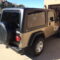 High-quality fiberglass hardtop installed on a sport truck